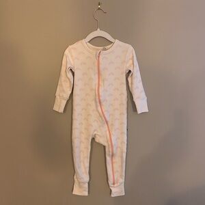 Parade Organics 2-Way Zipper Sleeper Rainbow Pattern